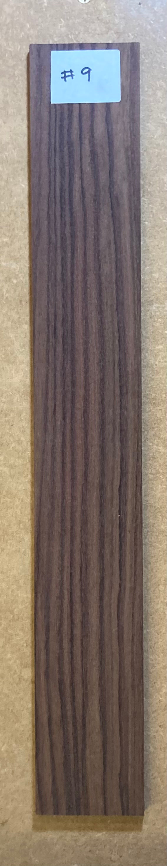 Electric Fretboard Blank - Indian Rosewood #9