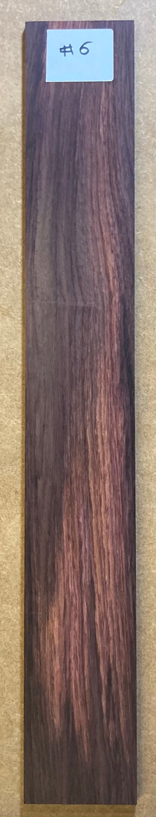 Electric Fretboard Blank - Indian Rosewood #6