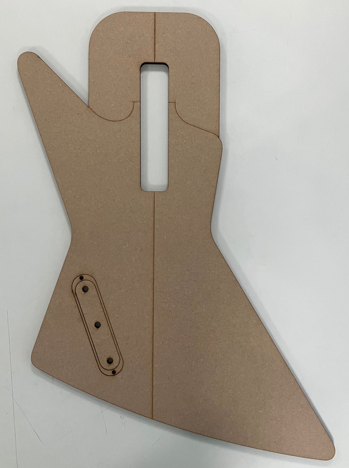 Guitar Template - Explorer Style - 58’ Set Neck