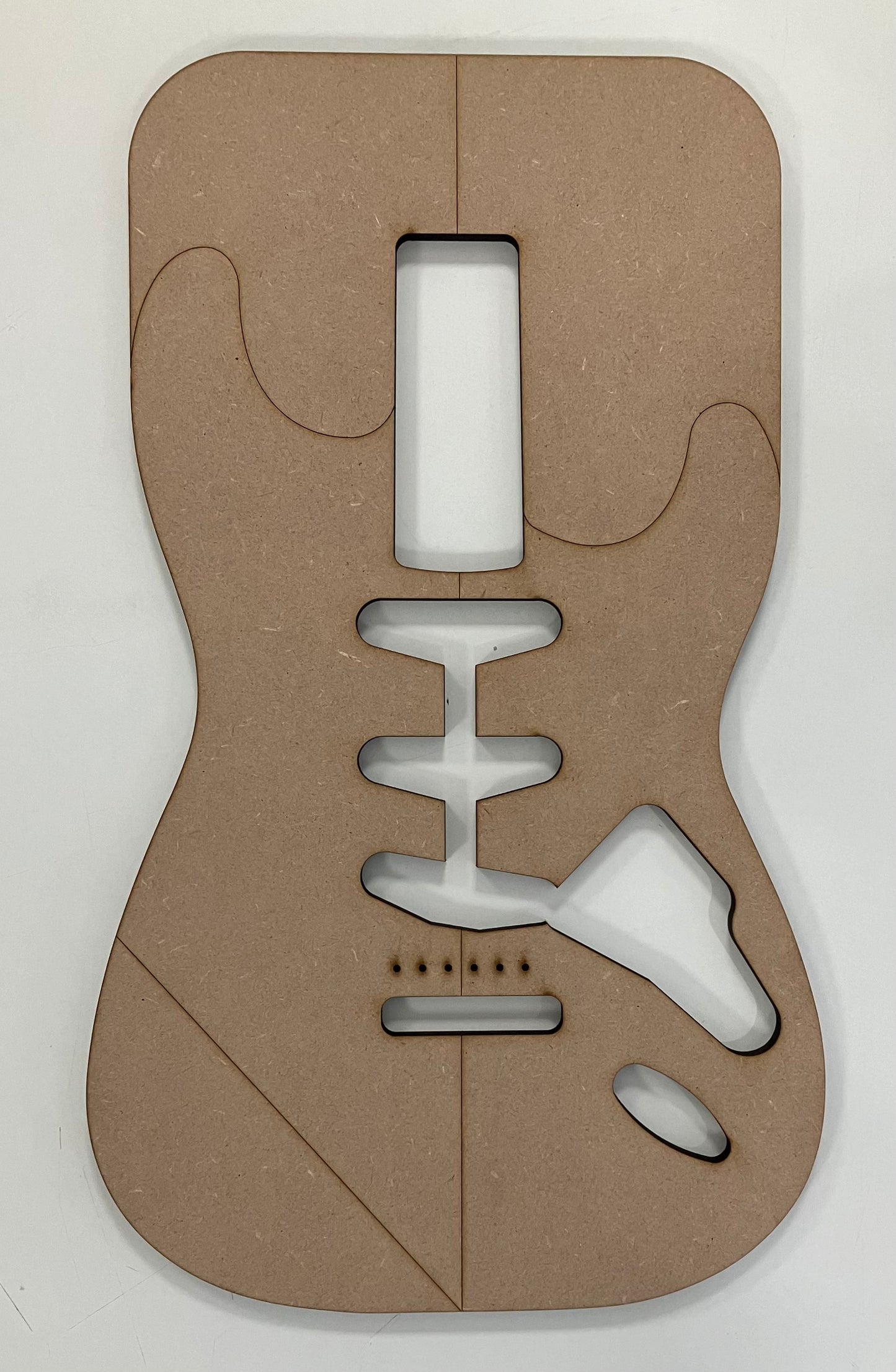 Guitar Template - S-Style - SSS Tremolo