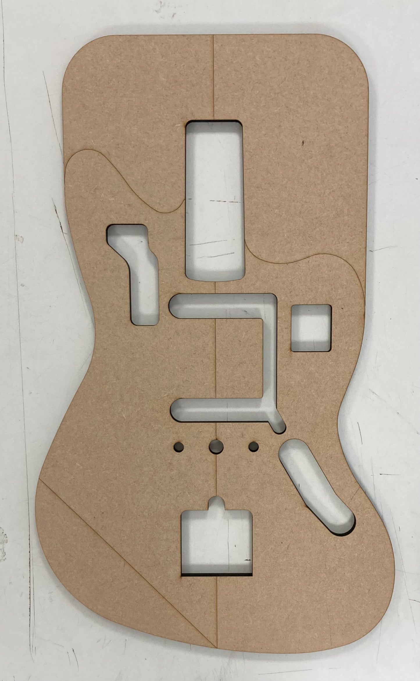 Guitar Template - Jaguar Style - Standard