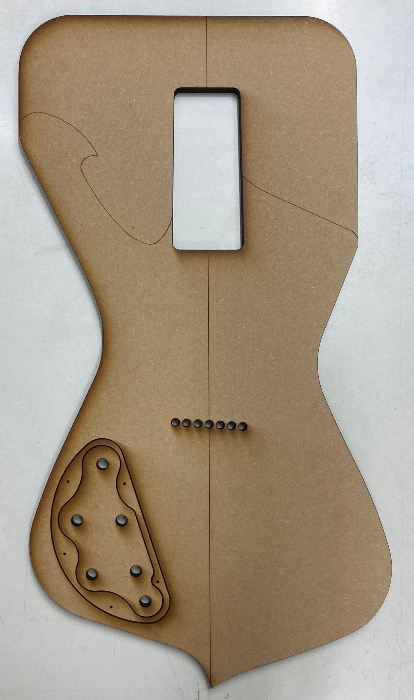 Guitar Template - Iceman Style - 7 String HH