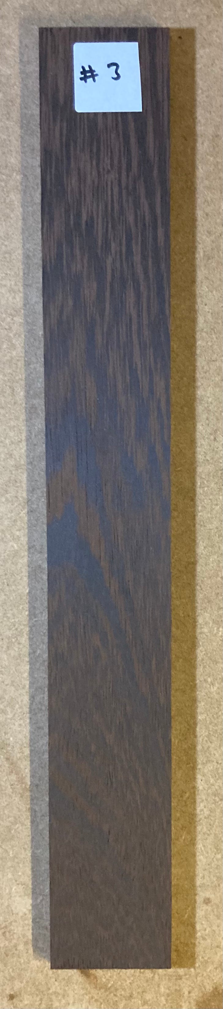 Wenge Electric Fretboard Blank #3