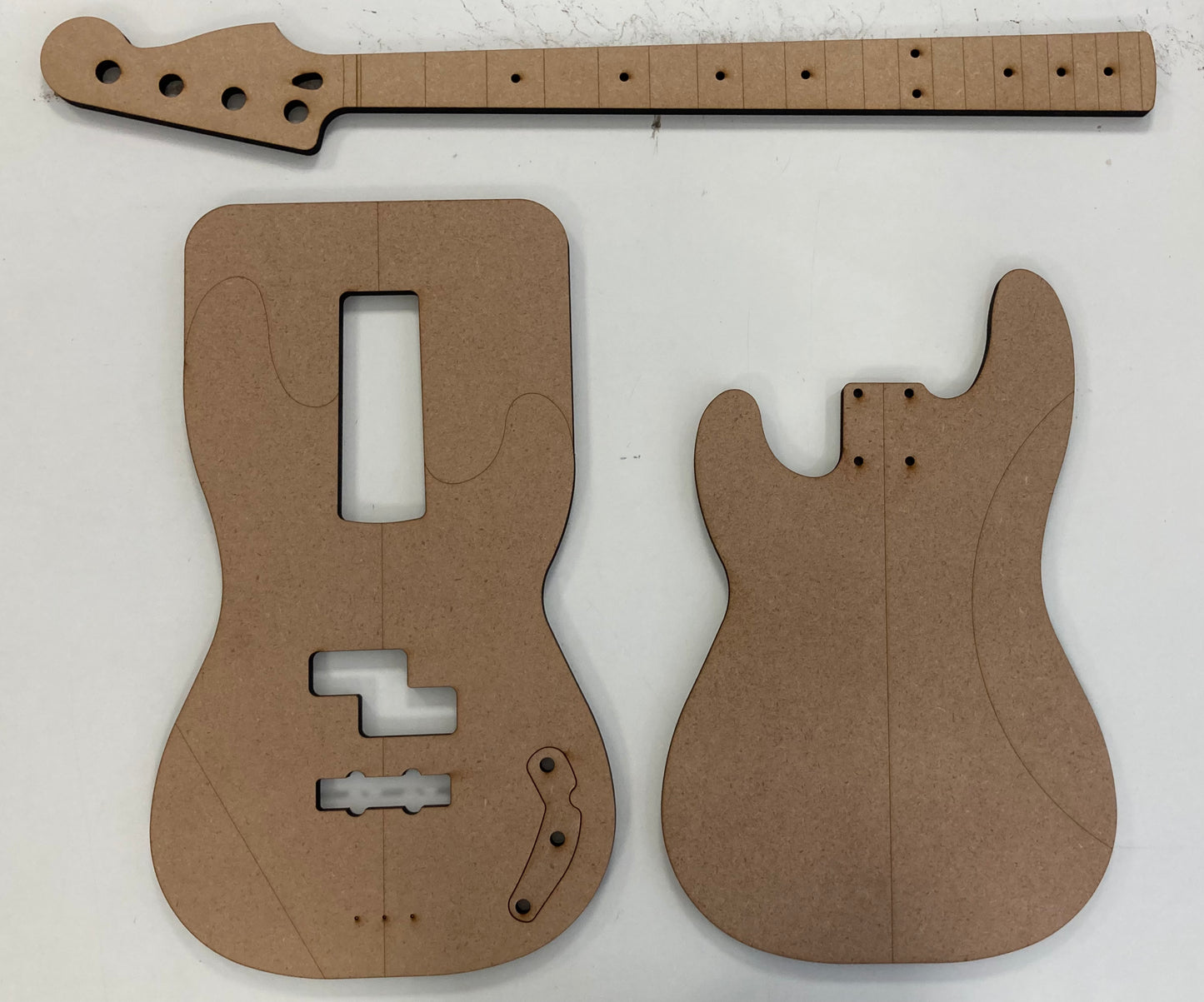 Guitar Template - P Bass Style - PJ
