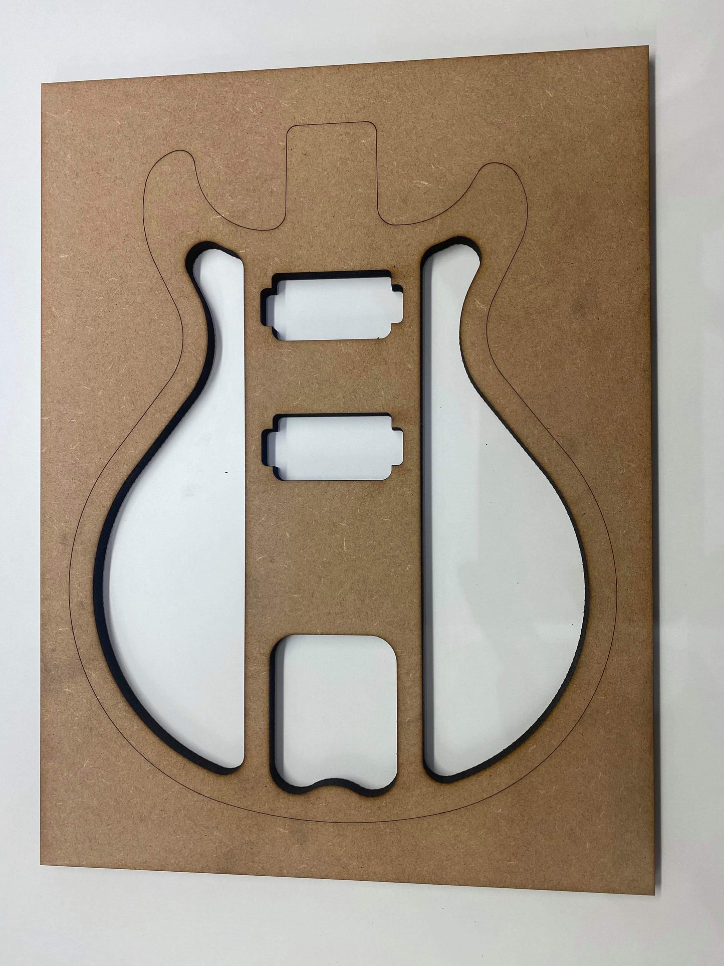 Guitar Template - LP Double Cut Style - HH Thinline Bolt On