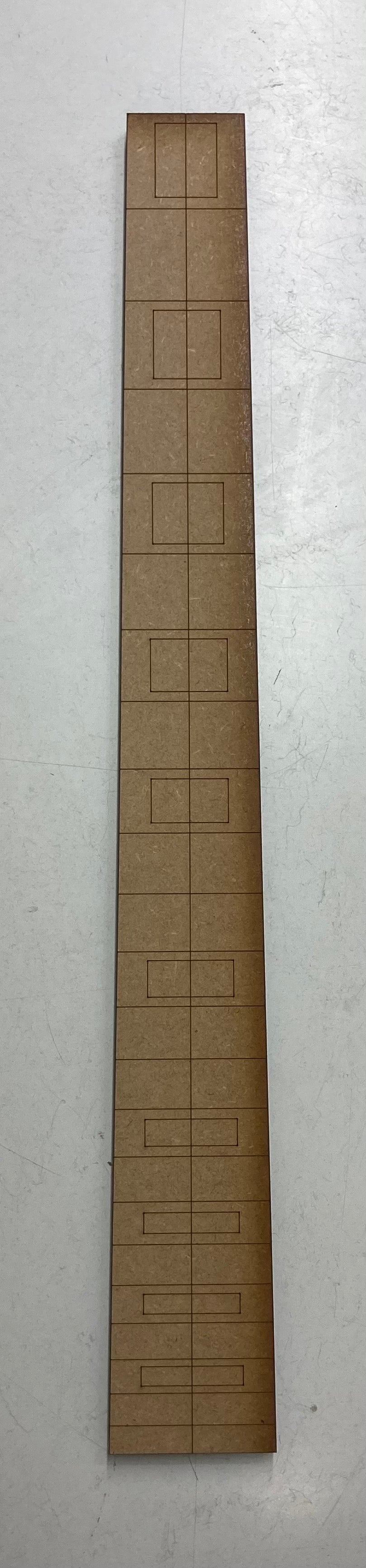 Guitar Template - LP Single Cut Style - HH Set Neck