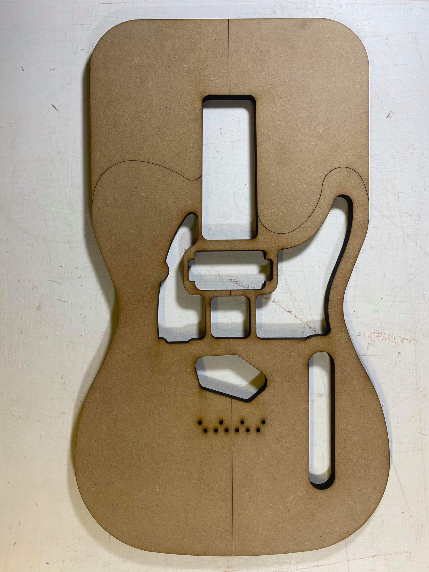 Guitar Template - T Style - Smugglers