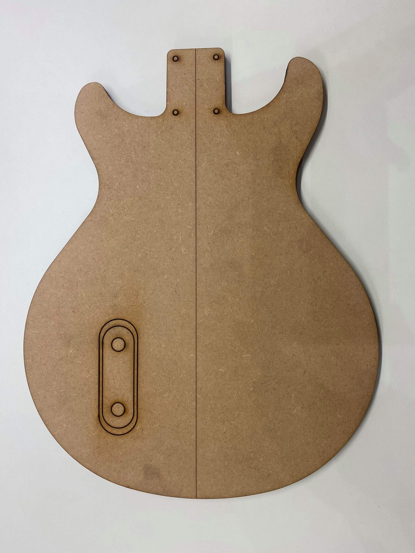 Guitar Template - LP Double Cut Style - HH Thinline Bolt On