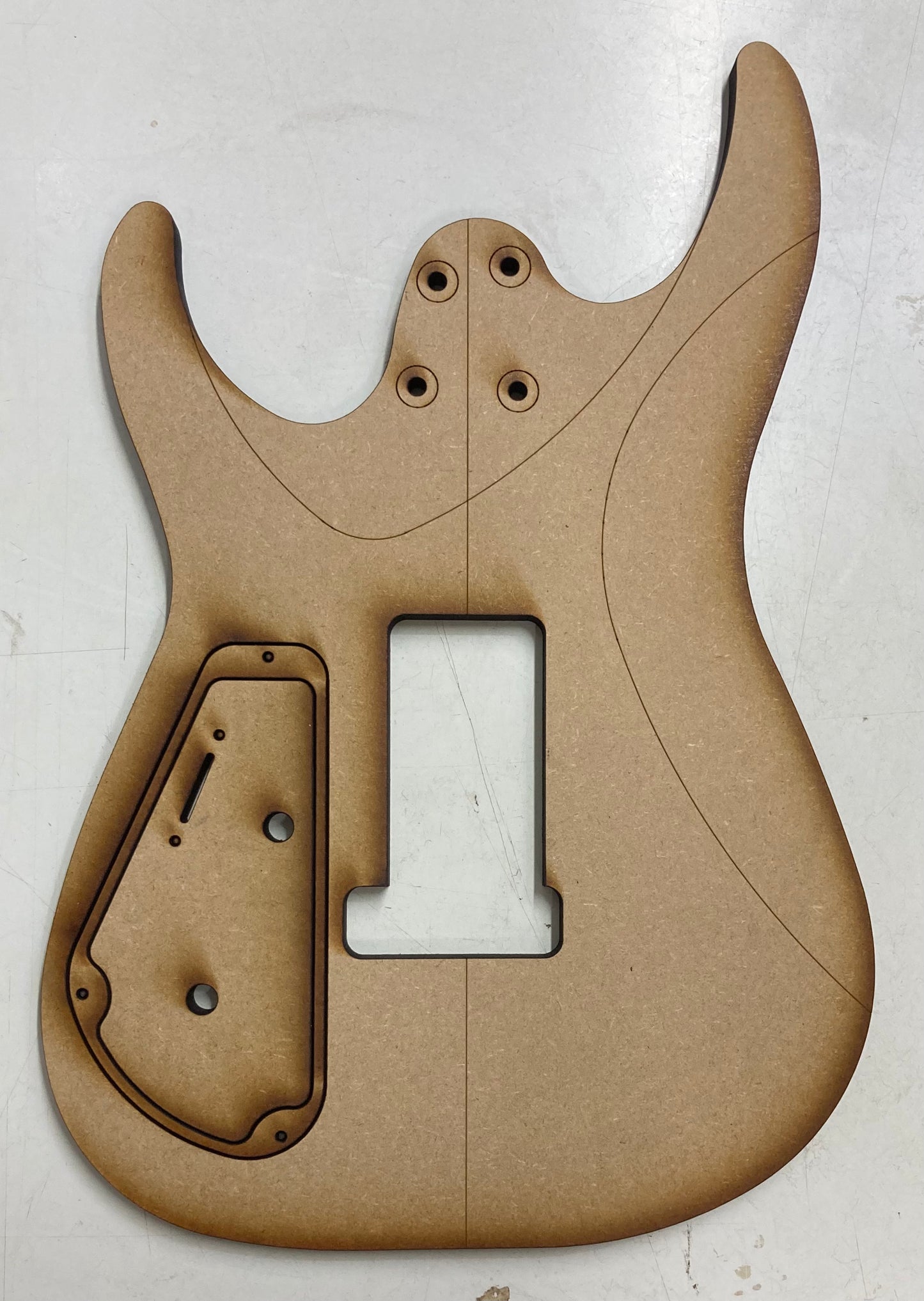 Guitar Template - Dinky Style