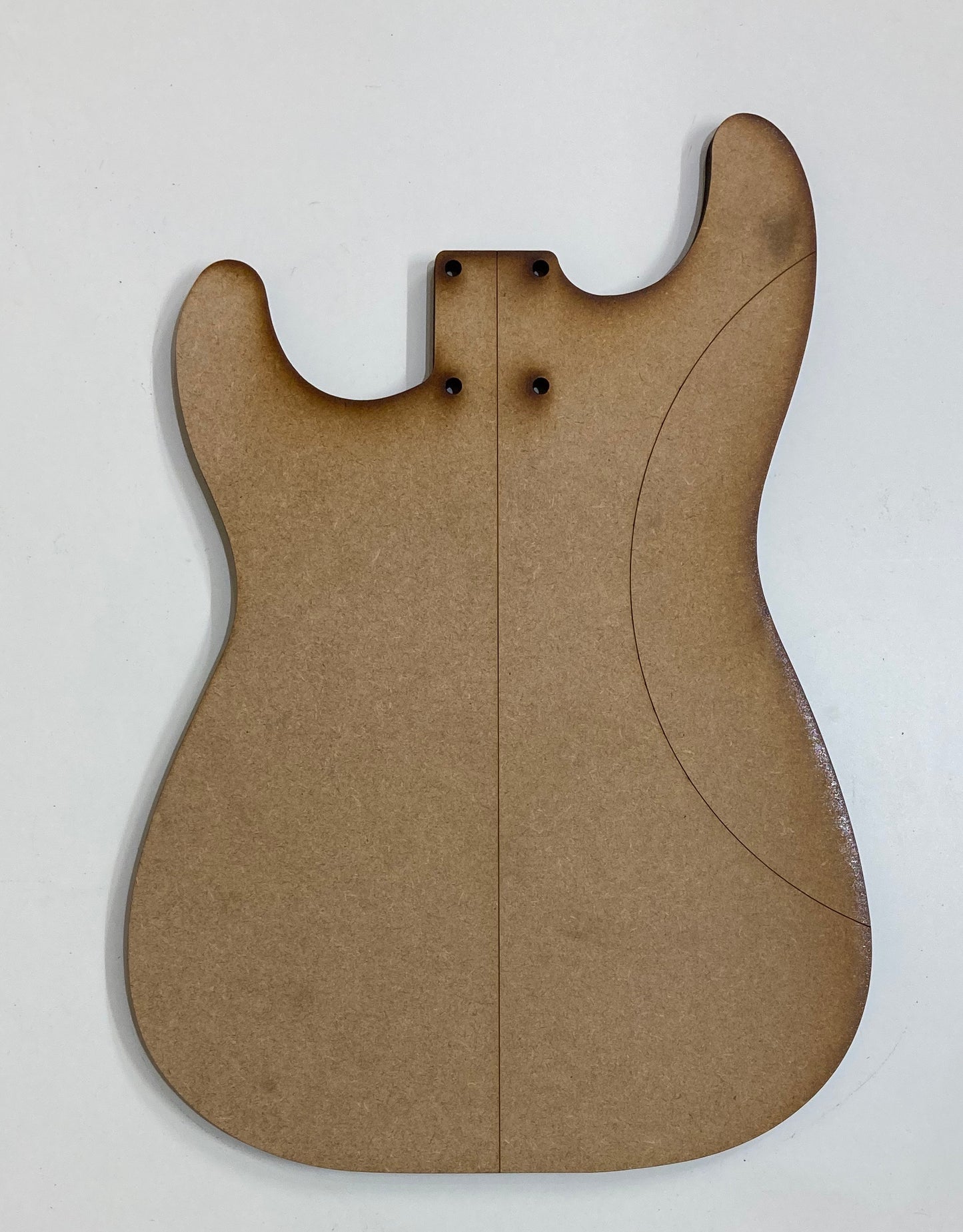 Guitar Template - S Style - Dual P90 Hardtail