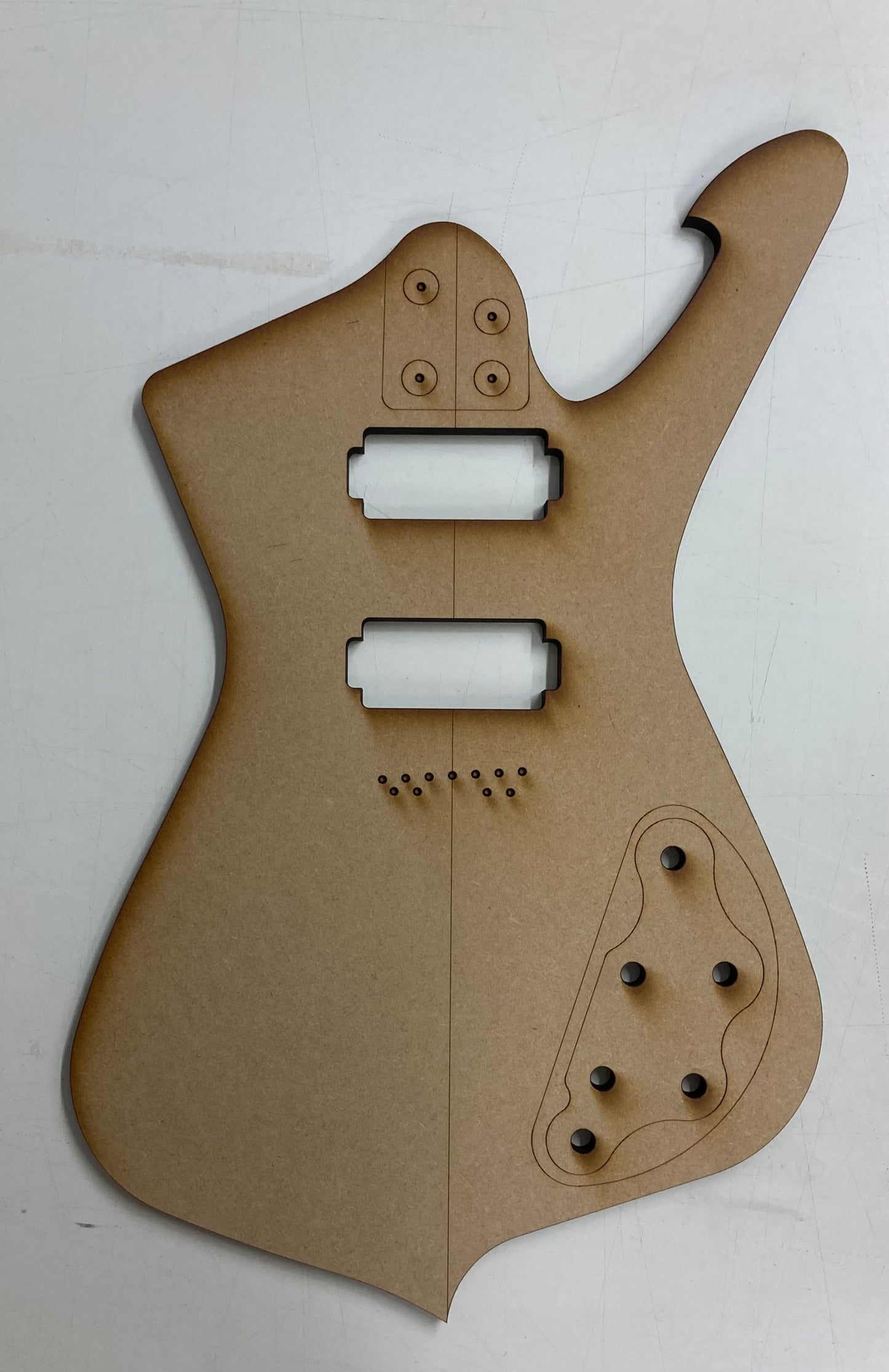 Guitar Template - Iceman Style - 7 String HH