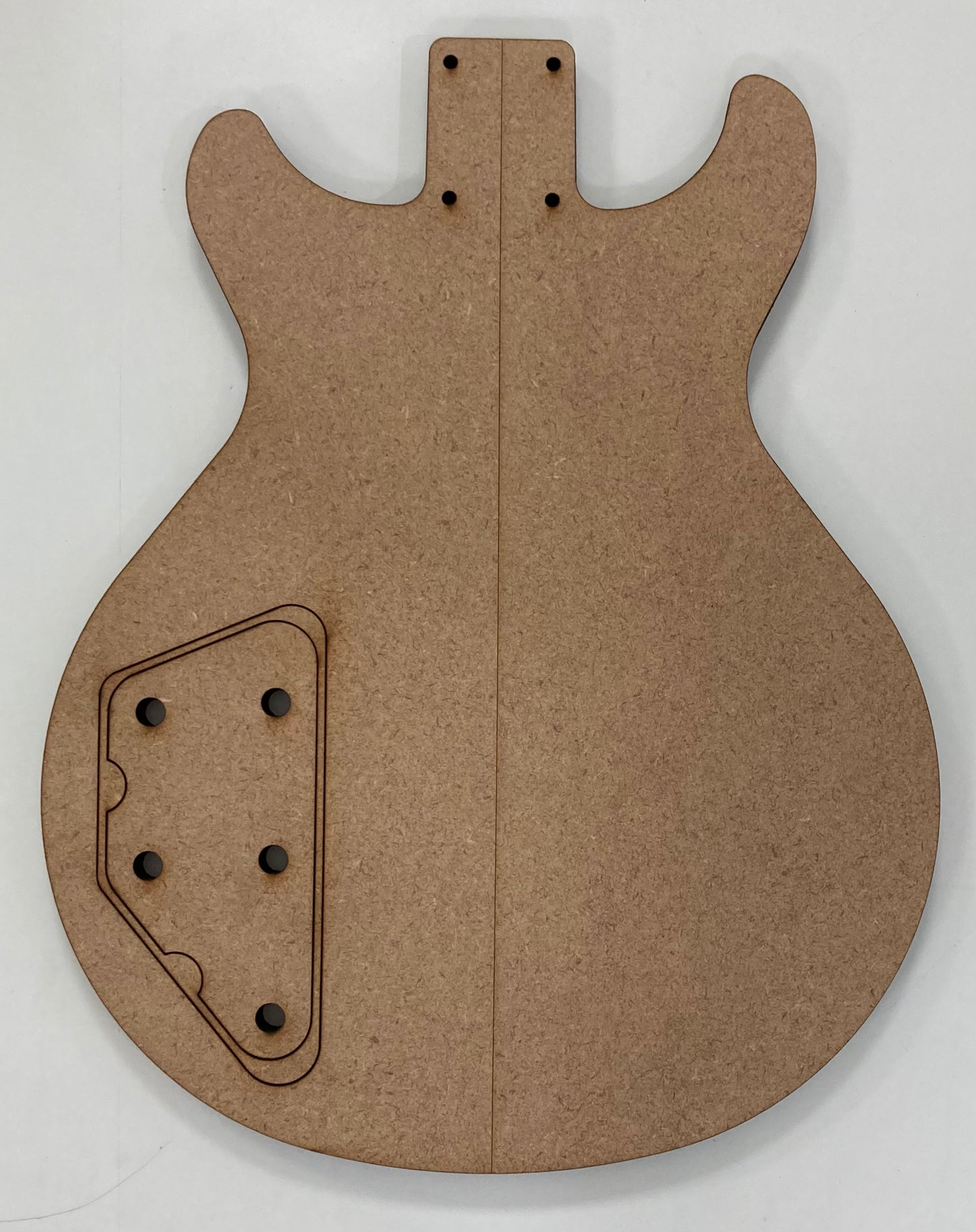 Guitar Template - LP Double Cut Style - P90/H Bolt On