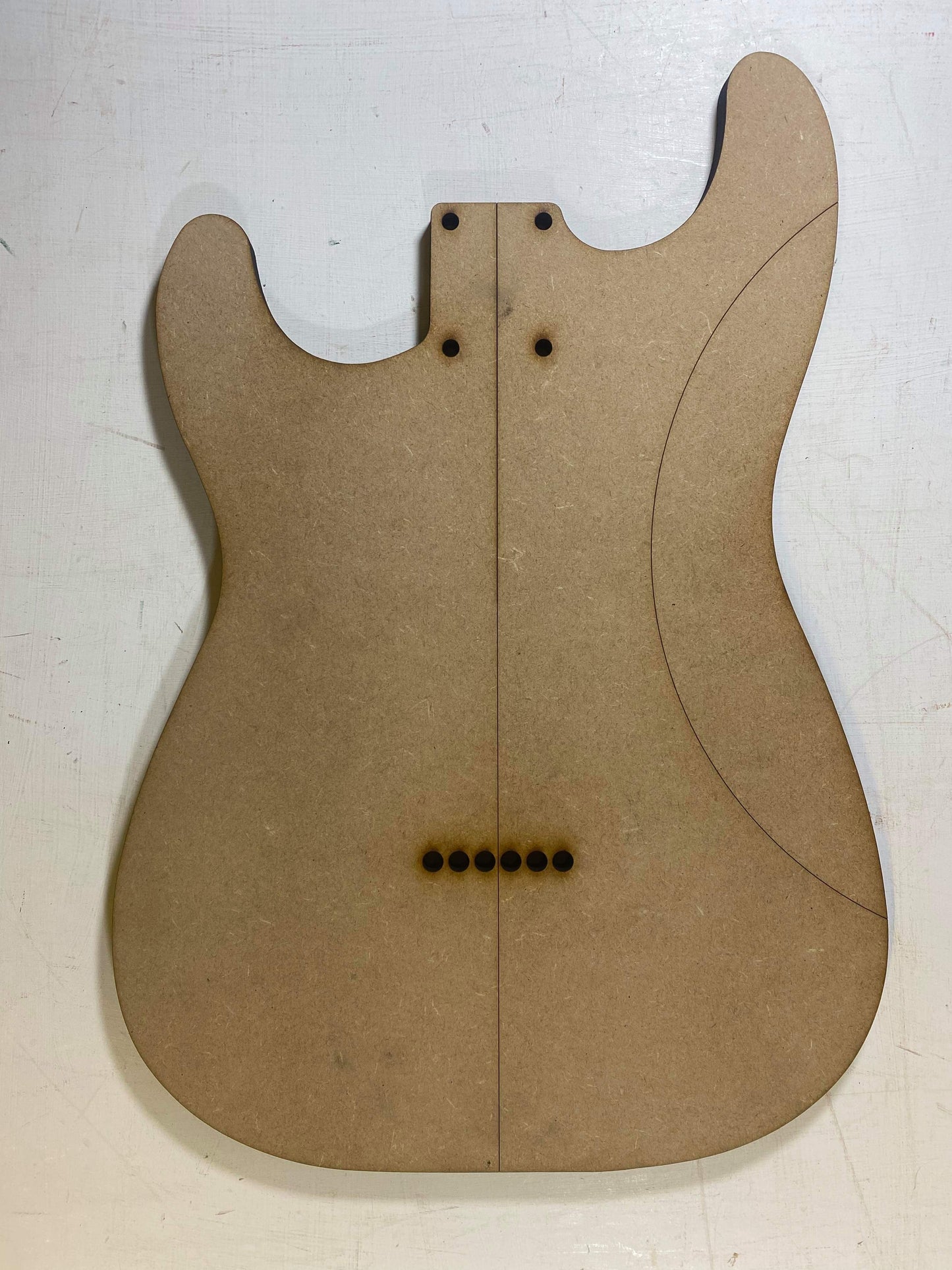 Guitar Template - S Style - Tele