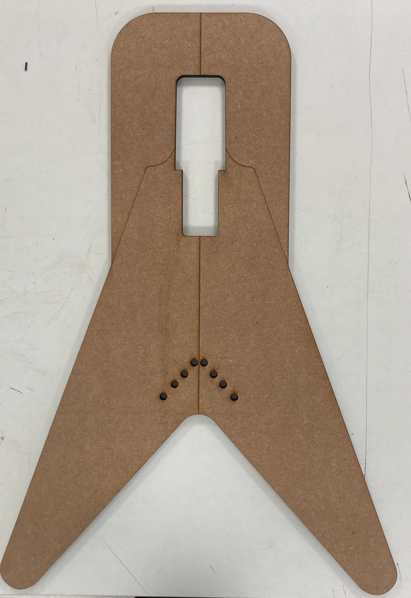 Guitar Template - Flying V Style - 58’ Set Neck