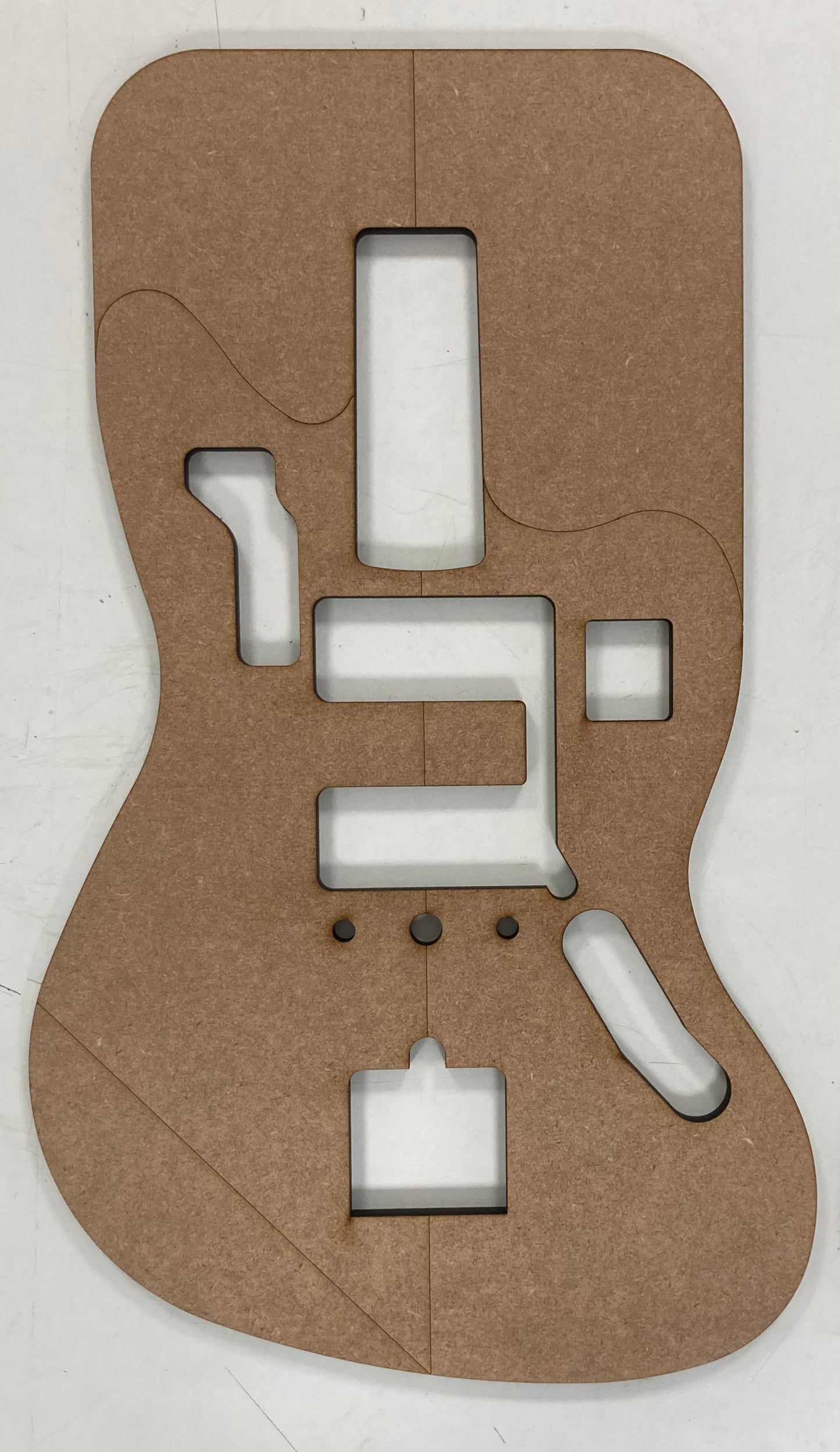 Guitar Template - Jaguar Style - HH