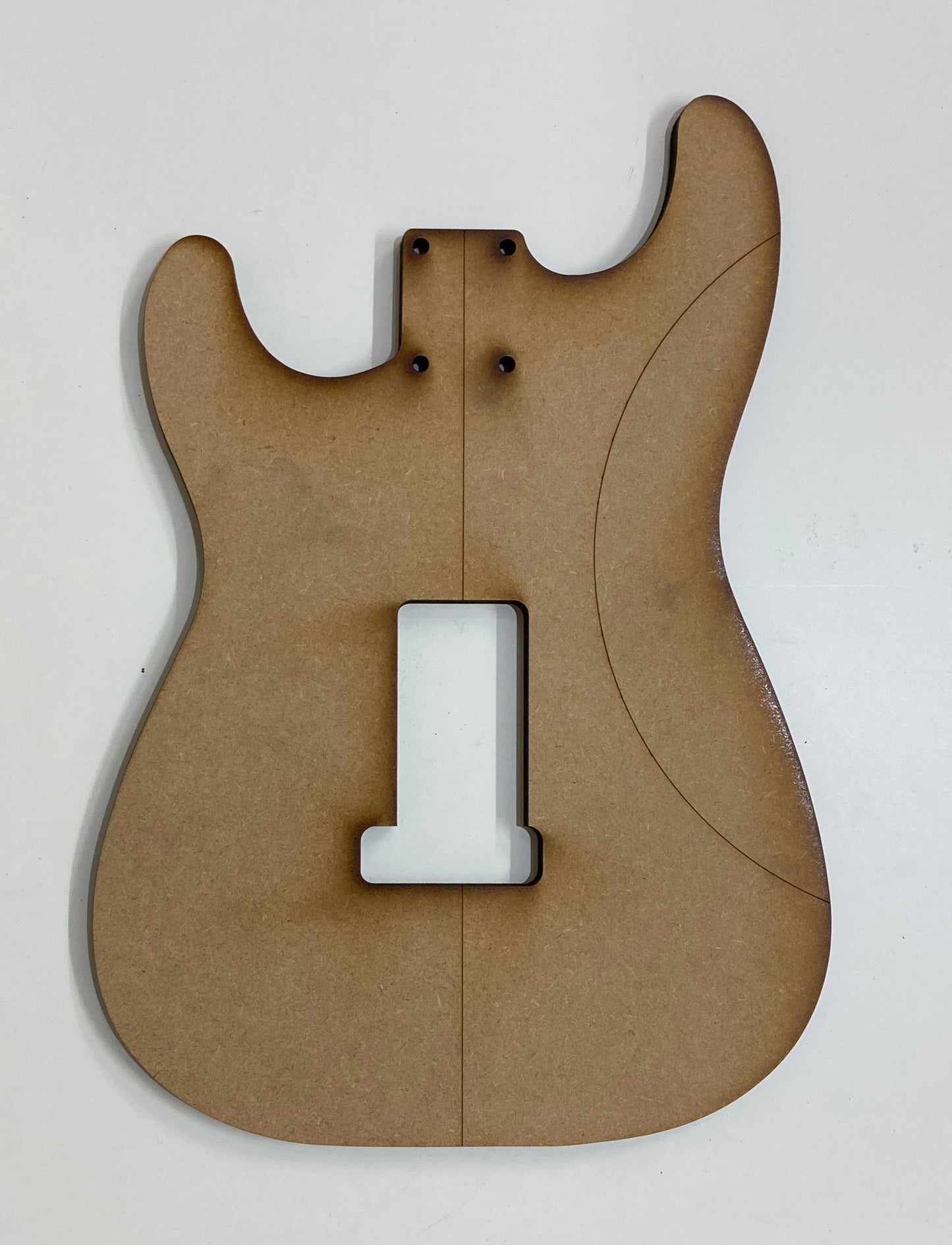 Guitar Template - S Style - Dual P90 Tremolo