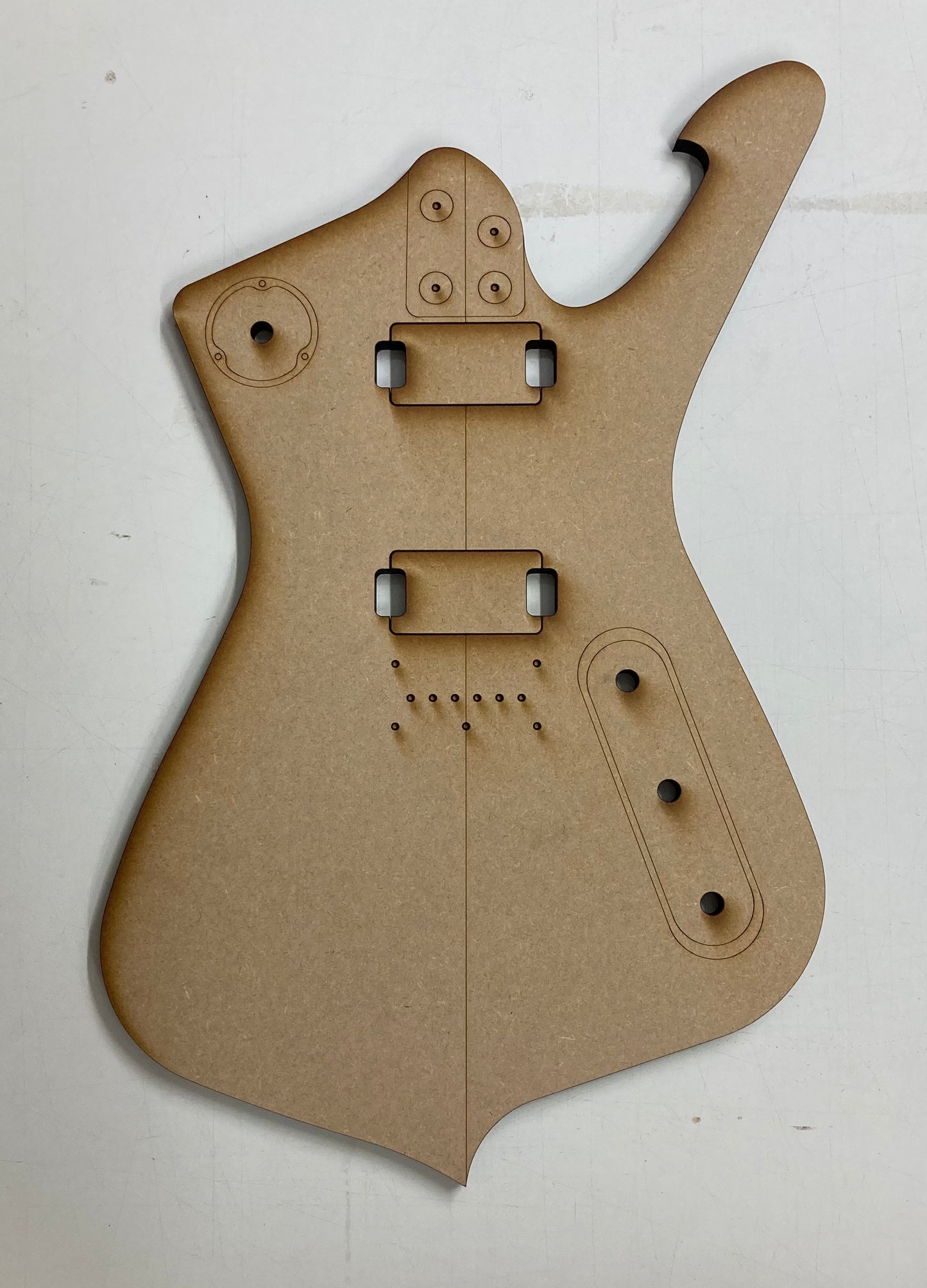 Guitar Template - Iceman Style - HH