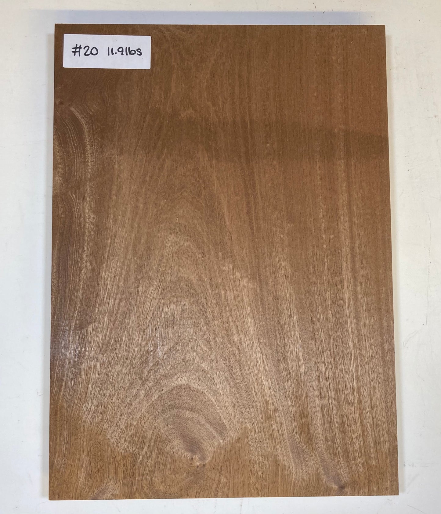 Sapele Body Blank - 1 Piece #20