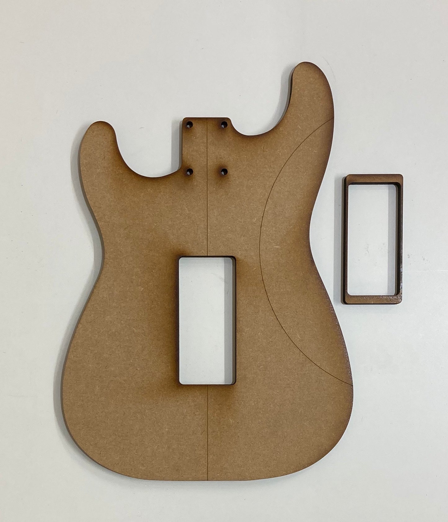 Guitar Template - S Style - Floyd Rose 24 Fret