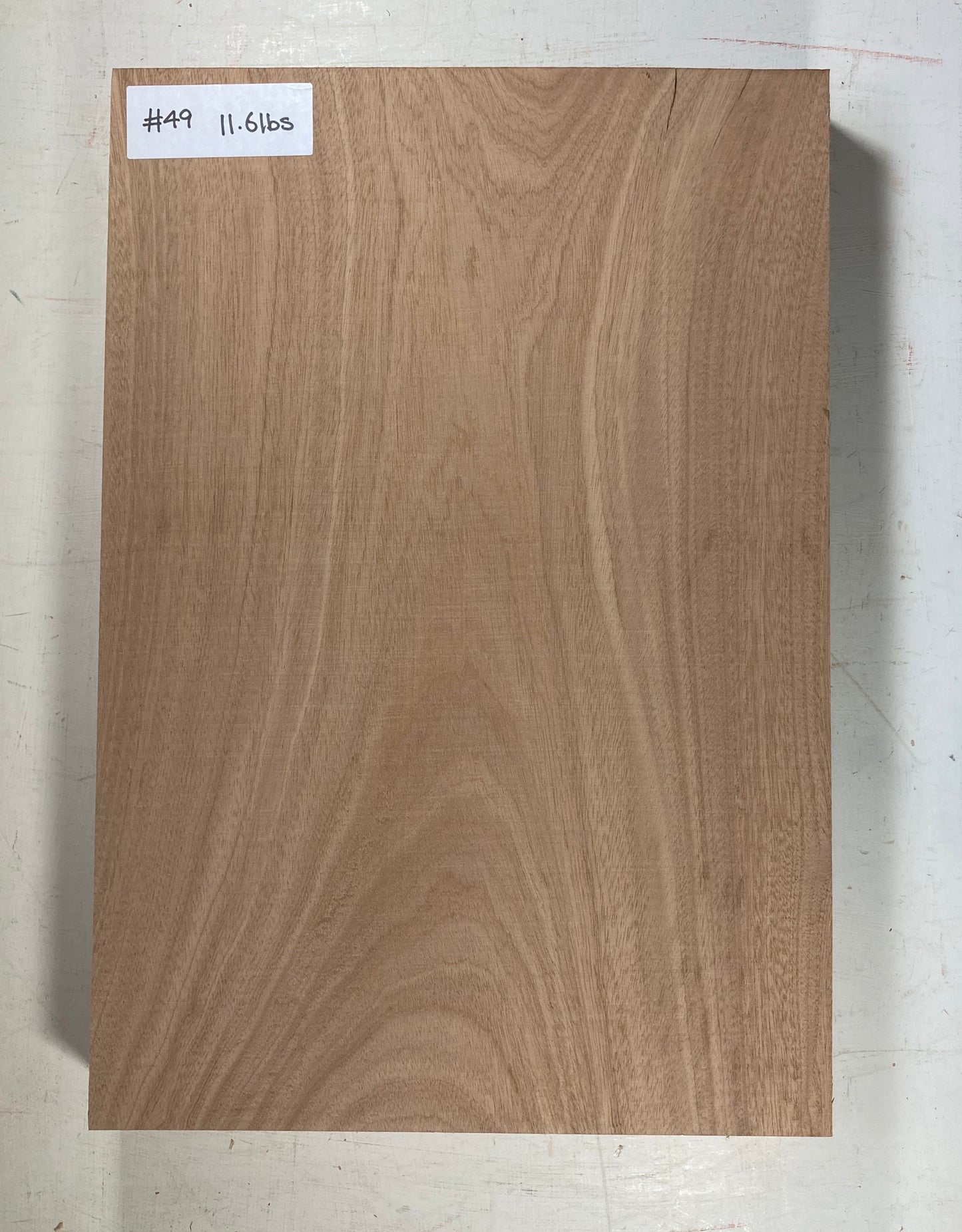 Sapele Body Blank - 1 Piece #49