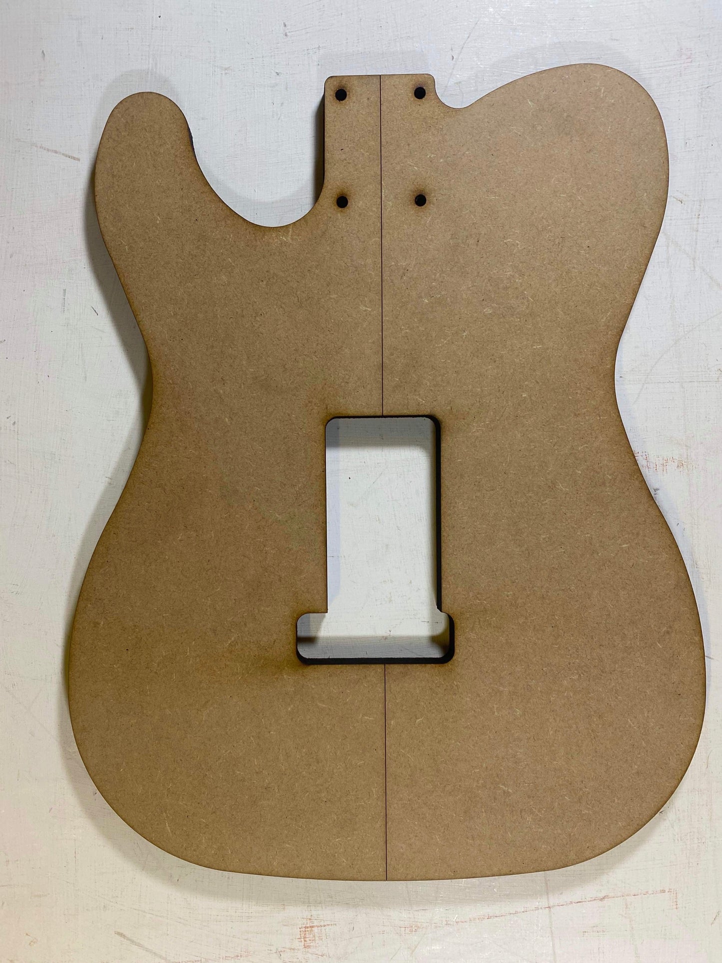 Guitar Template - T Style - Tremolo