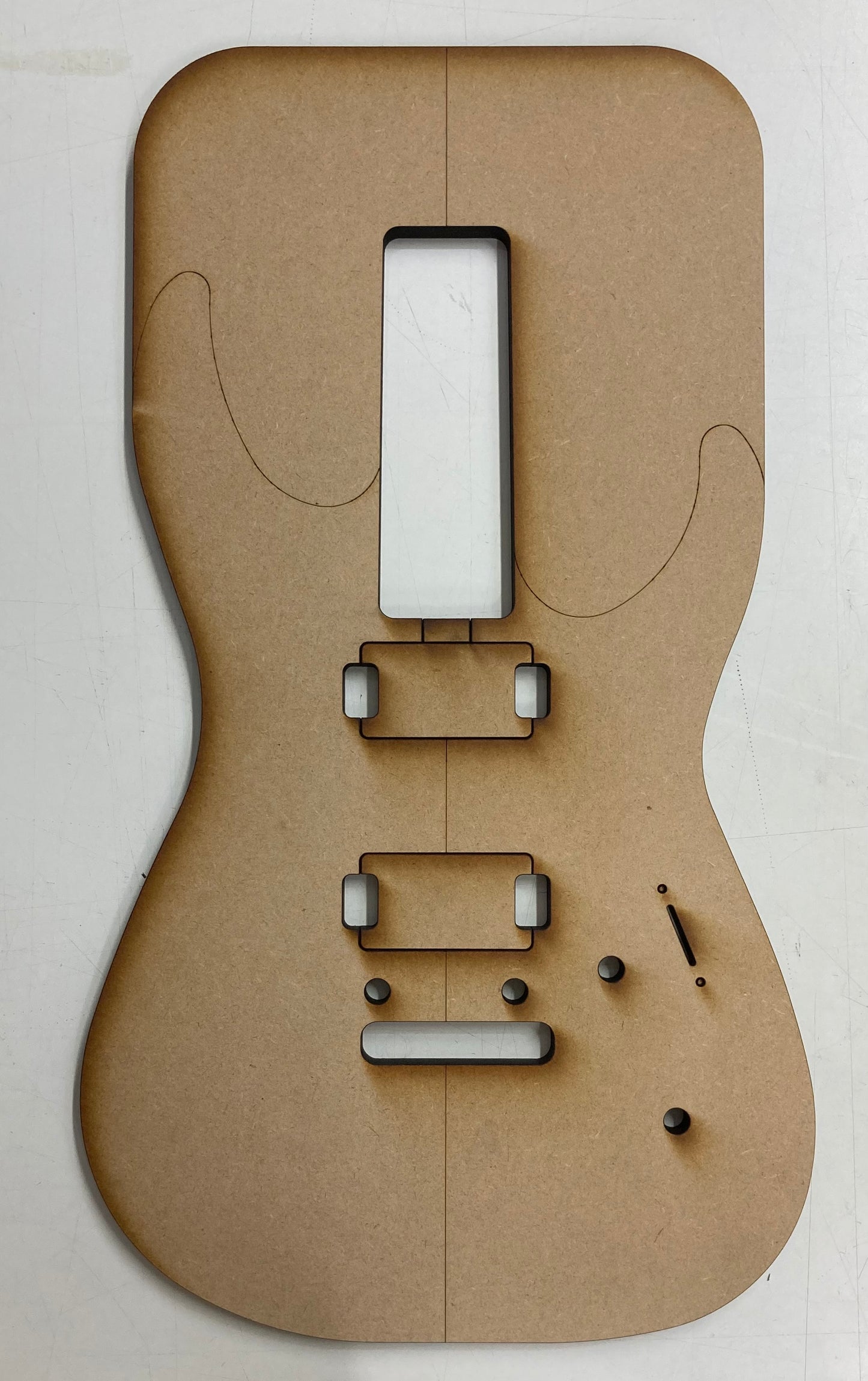 Guitar Template - Dinky Style
