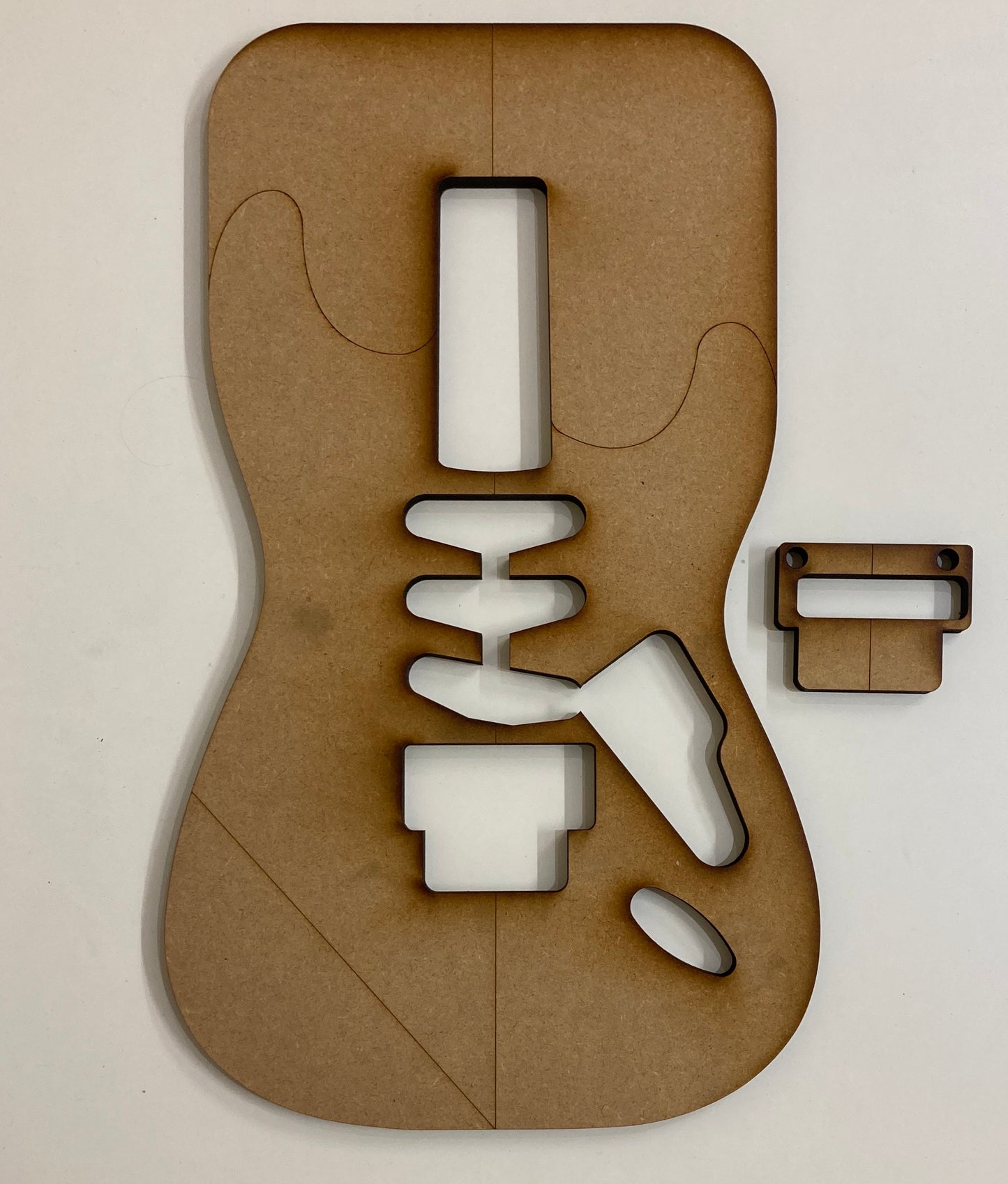 Guitar Template - S Style - Floyd Rose 22 Fret