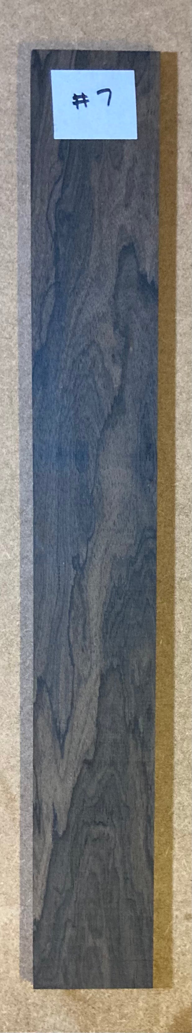 Electric Fretboard Blank - Ziricote #7