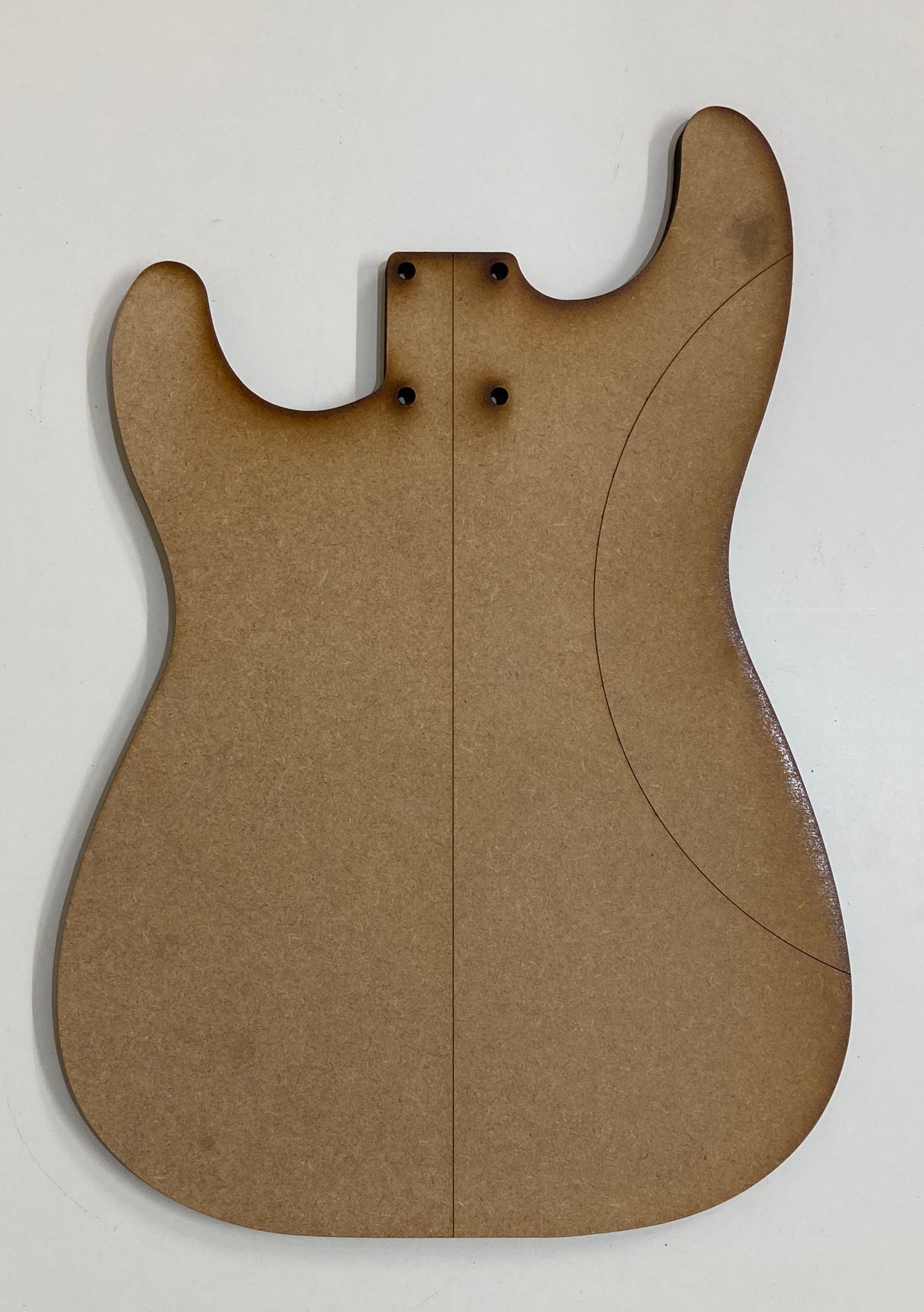 Guitar Template - S Style - SSS Hardtail