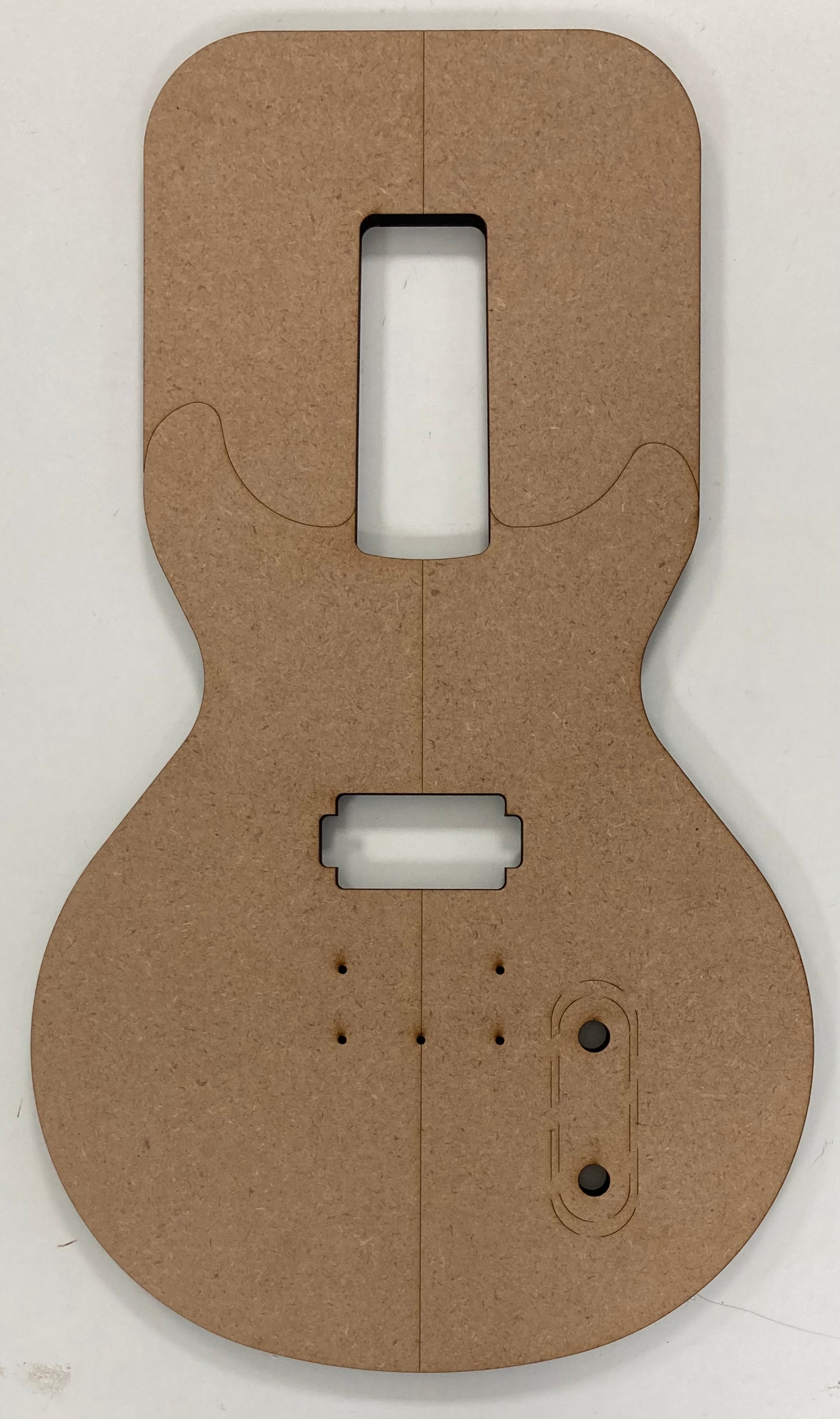Guitar Template - LP Double Cut Style - H Bolt On