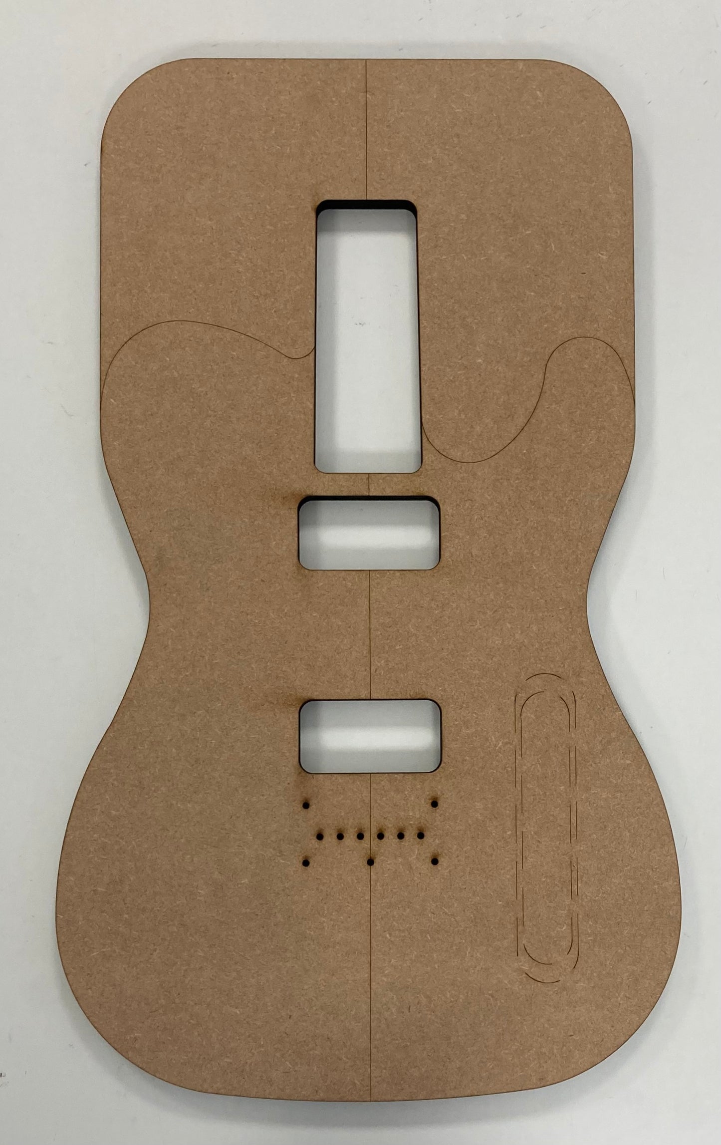Guitar Template - T Style - Cabronita