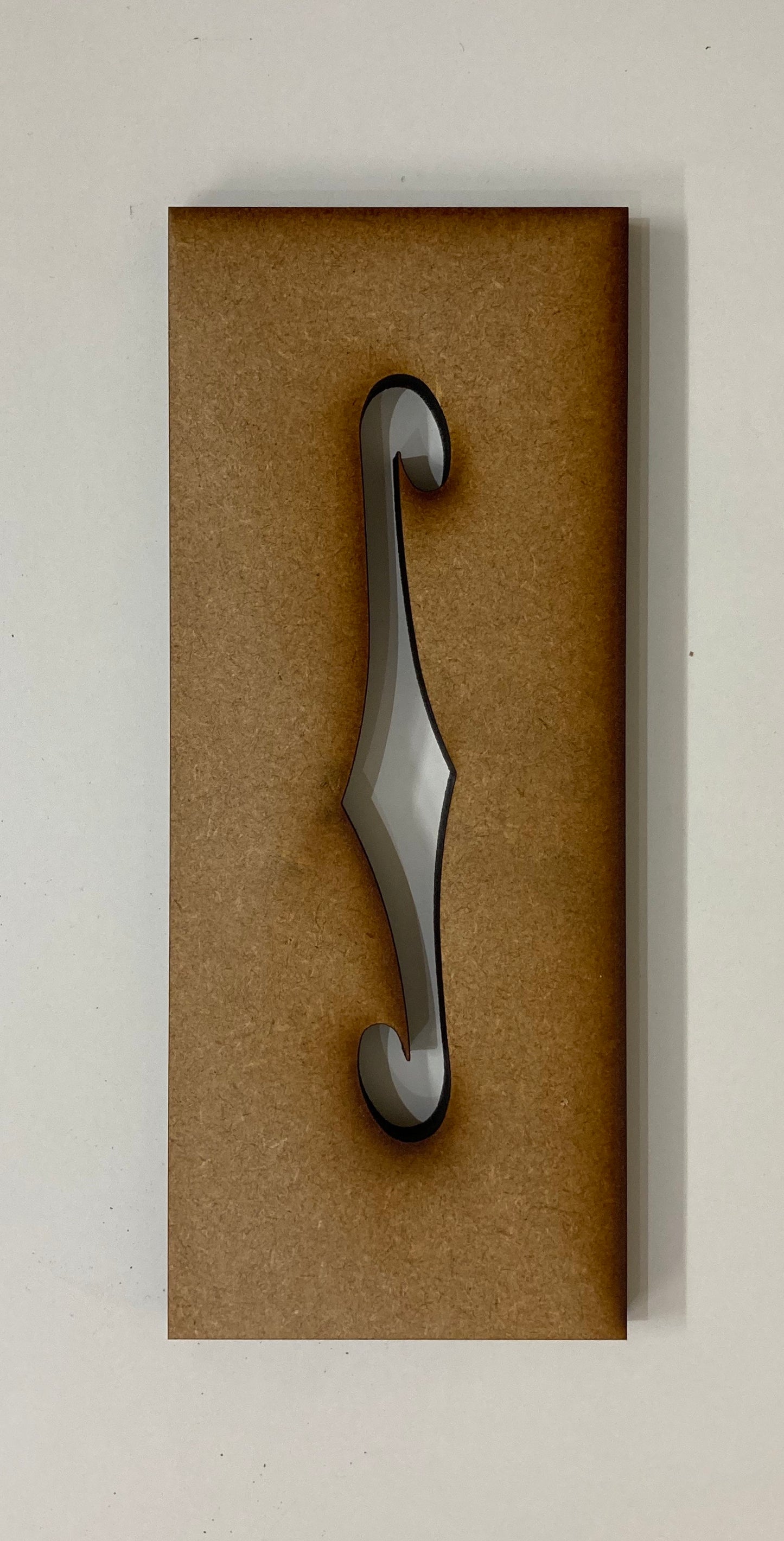 Guitar Template - F Hole