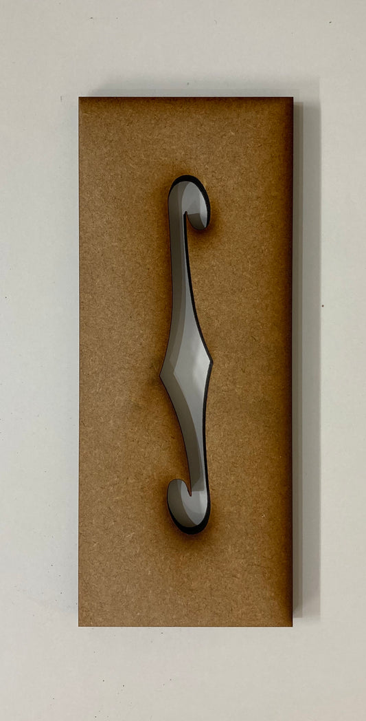 Guitar Template - F Hole
