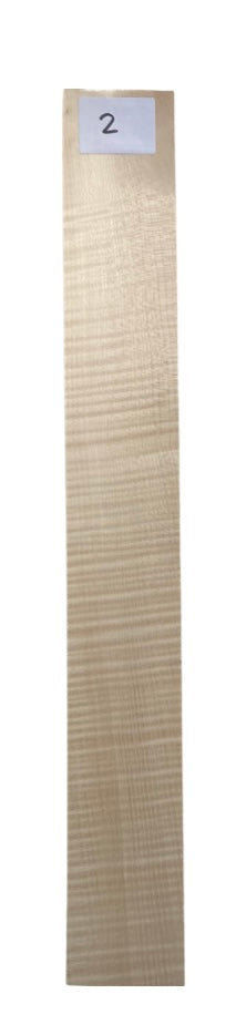 Electric Fretboard Blank - Flame Maple #2