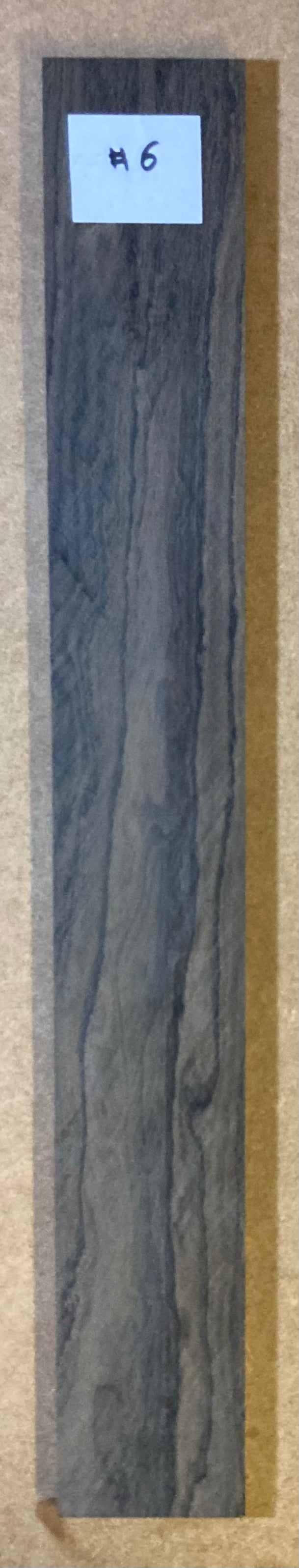 Electric Fretboard Blank - Ziricote #6