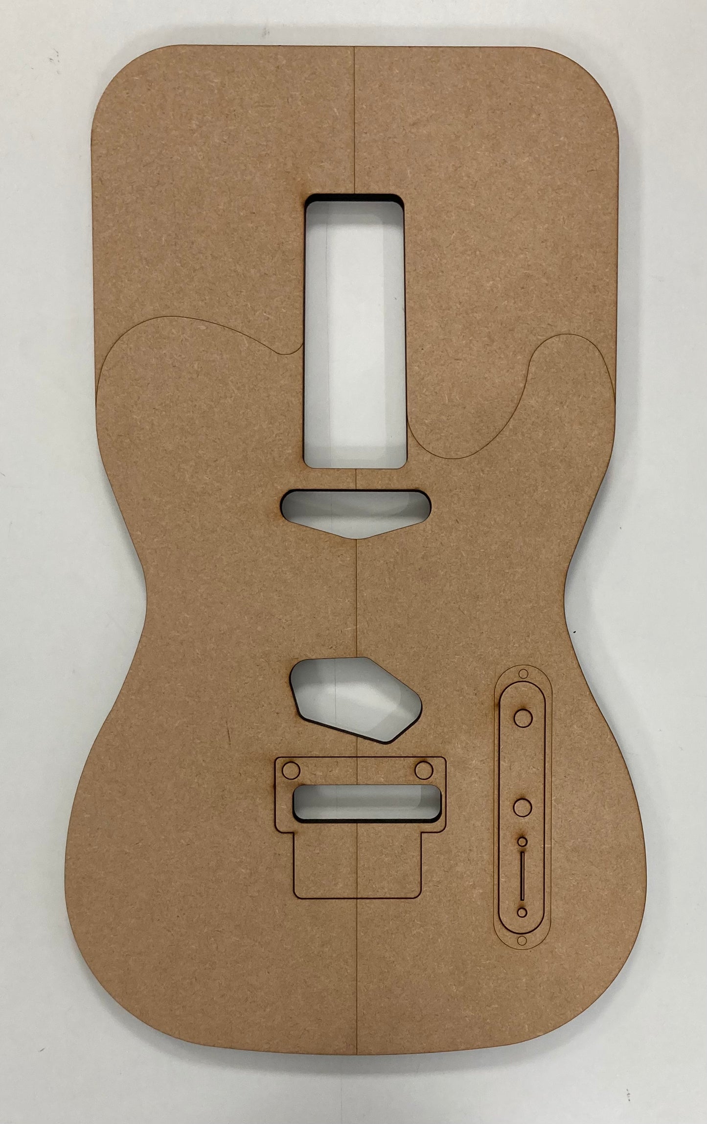 Guitar Template - T Style - Floyd Rose