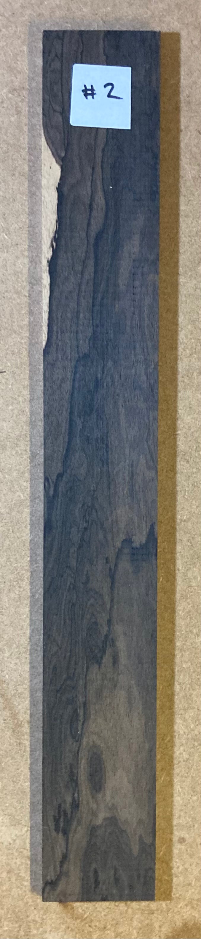 Electric Fretboard Blank - Ziricote #2