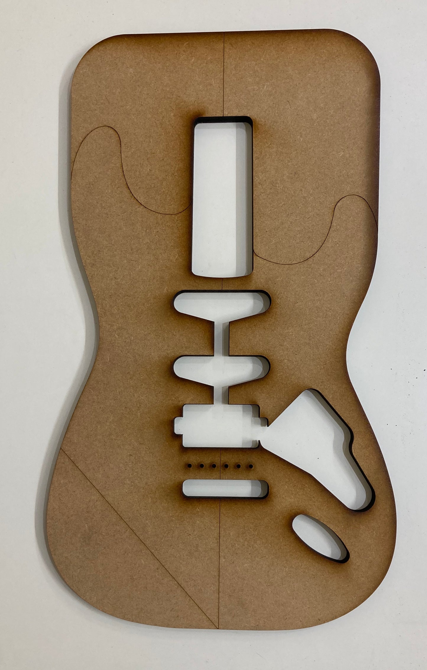 Guitar Template - S Style - SSH Tremolo