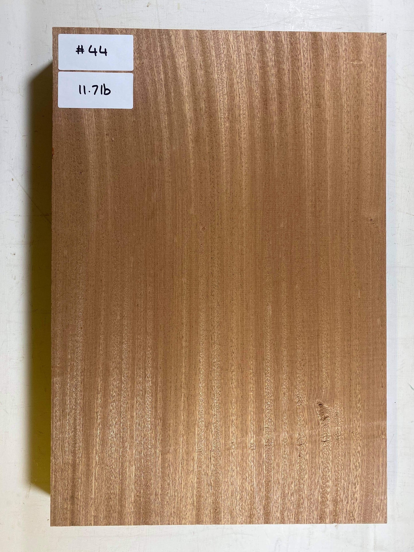 Sapele Body Blank - 1 Piece #44