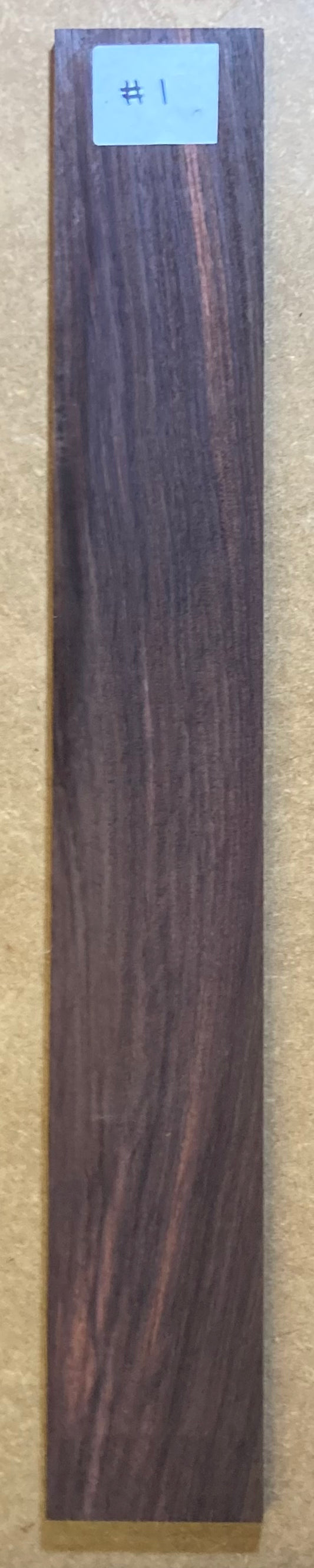 Electric Fretboard Blank - Indian Rosewood #1
