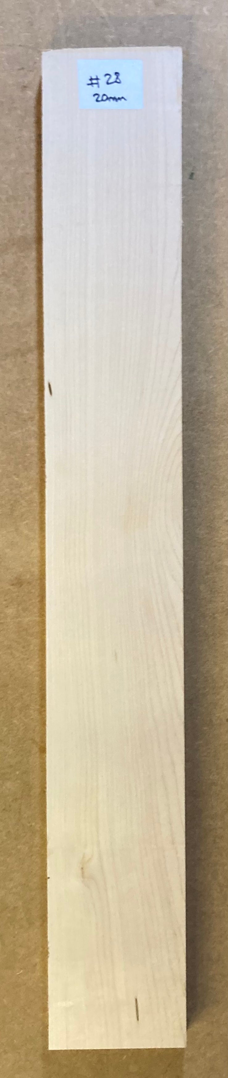 Electric Neck Blank - Maple #28