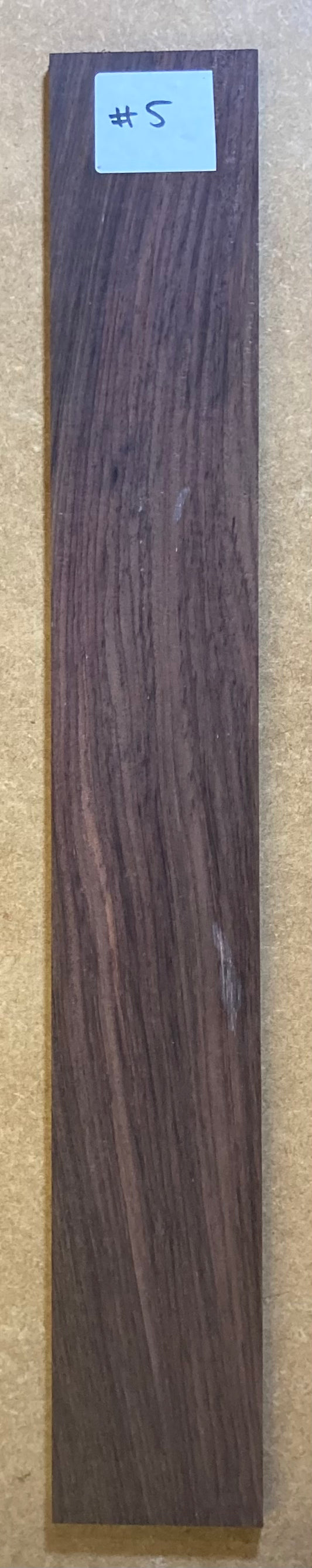 Electric Fretboard Blank - Indian Rosewood #5