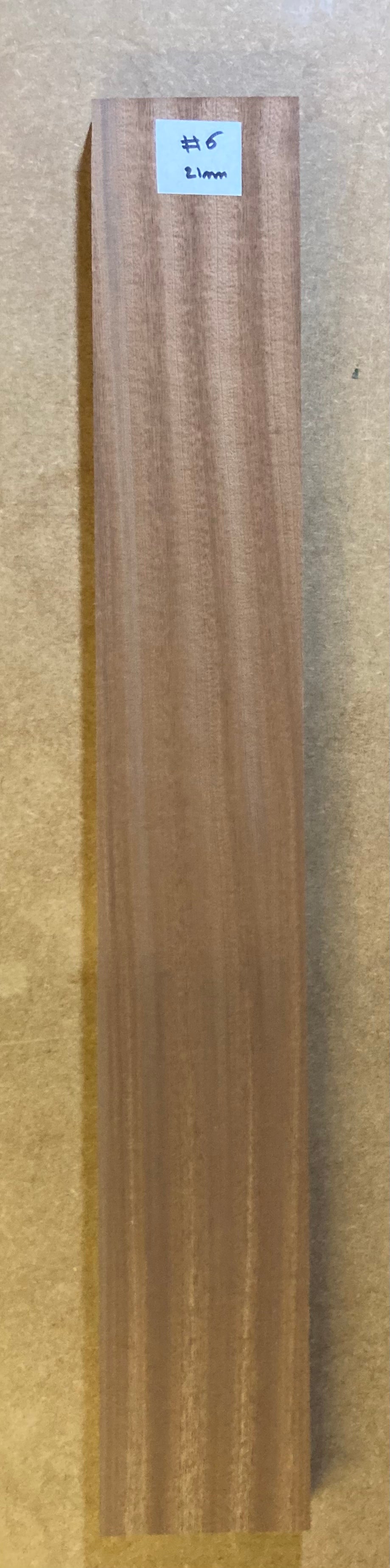 Electric Neck Blank - Sapele #6