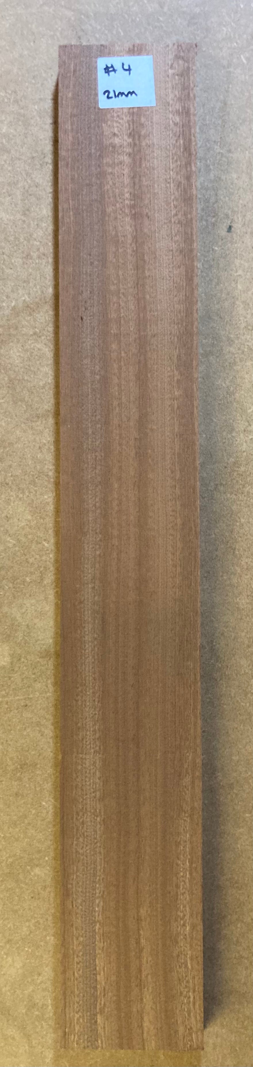 Electric Neck Blank - Sapele #4