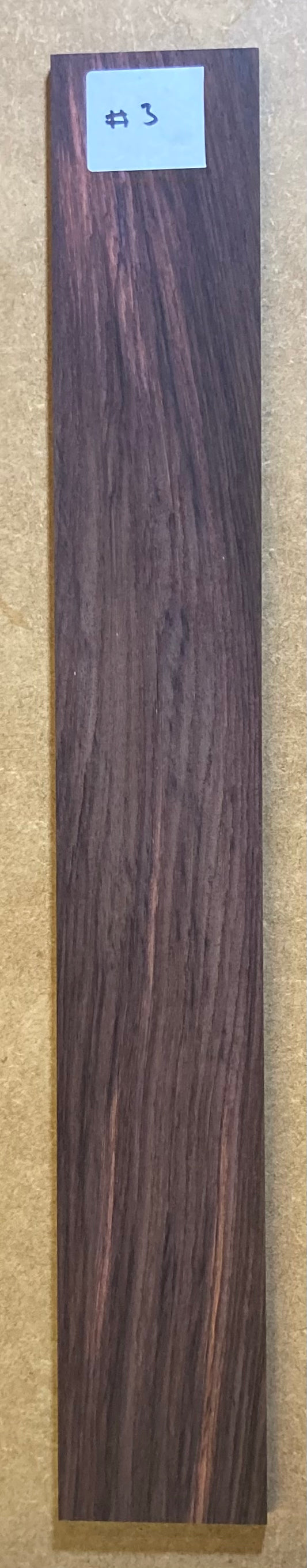 Electric Fretboard Blank - Indian Rosewood #3