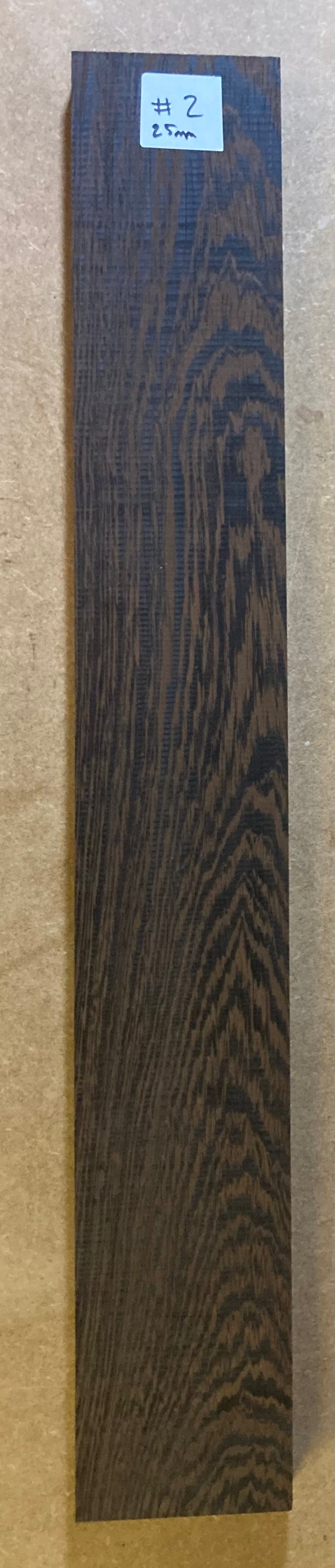 Electric Neck Blank - Wenge #2