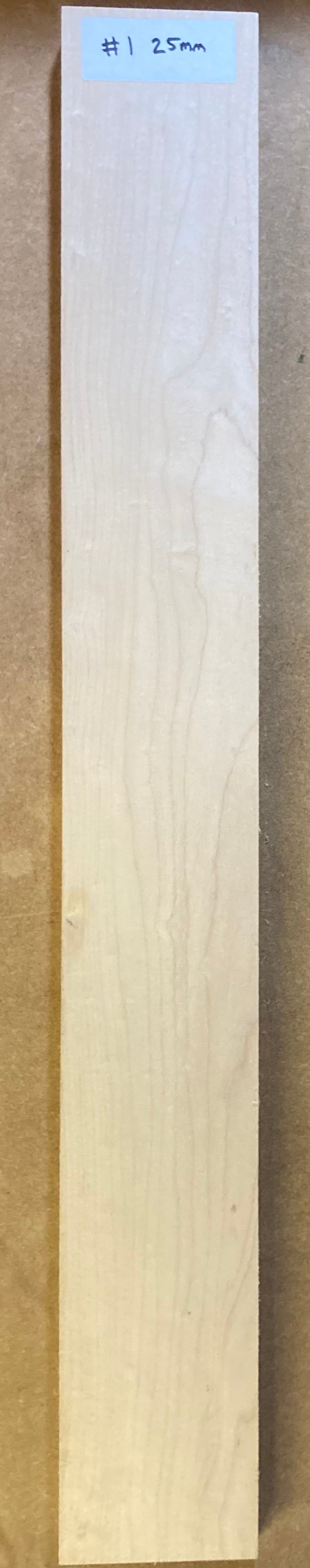 Electric Neck Blank - Maple #1