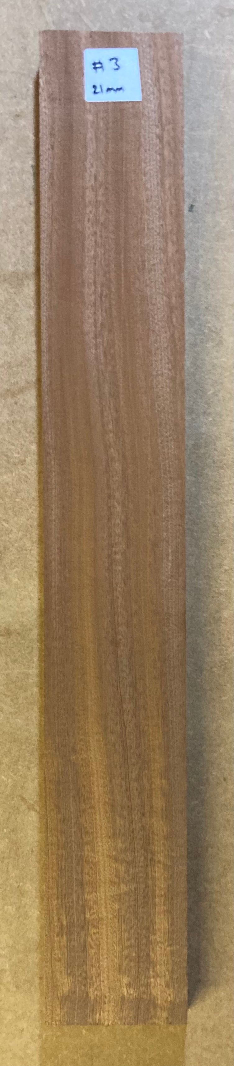 Electric Neck Blank - Sapele #3