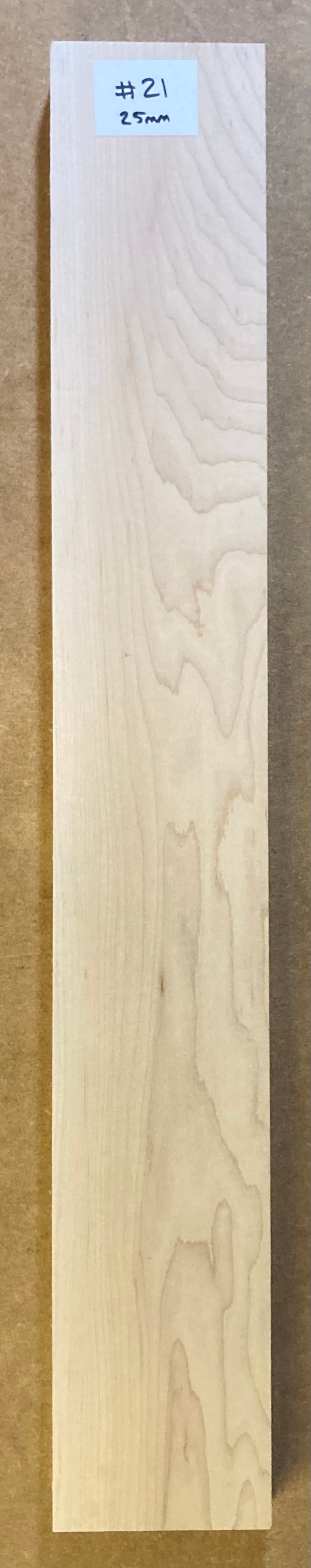 Electric Neck Blank - Maple #21