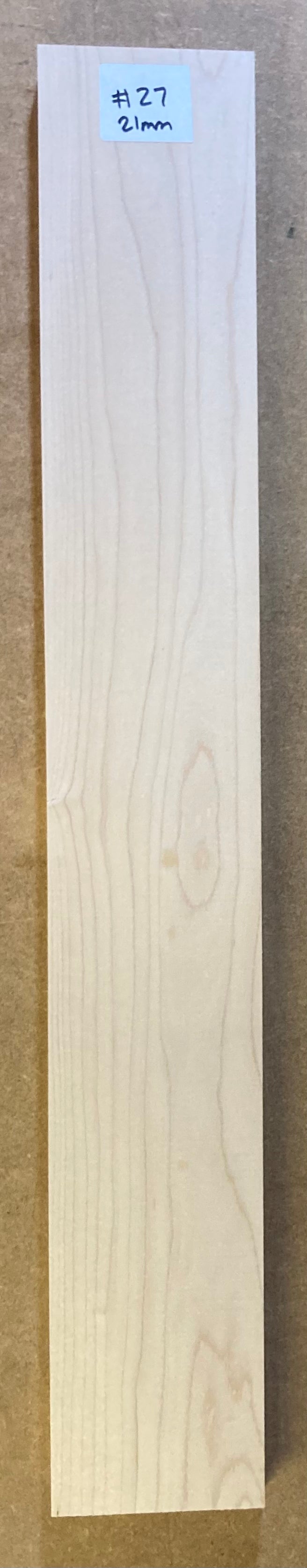 Electric Neck Blank - Maple #27